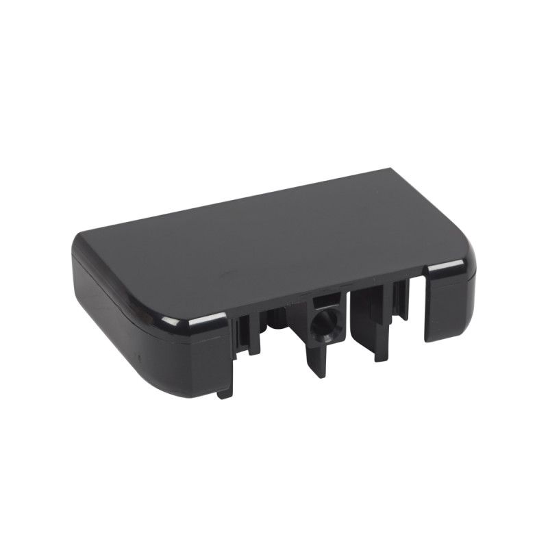 Embout DLP à clipser en plastique 50 x 80 mm noir 2 pièces LEGRAND