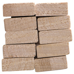 Bois raboté 240 x 4,4 x 1,8 cm 10 pièces