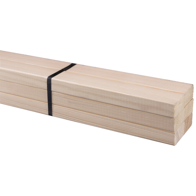 Bois raboté 240 x 4,4 x 2,7 cm 6 pièces