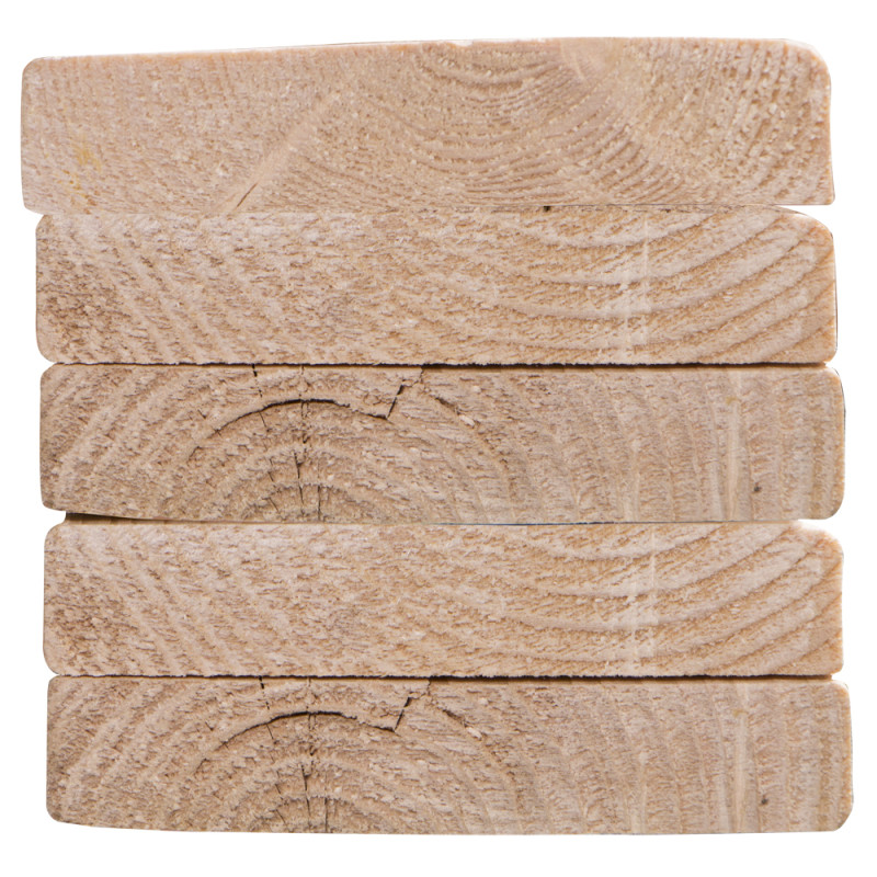 Bois raboté 240 x 9,6 x 1,8 cm 5 pièces