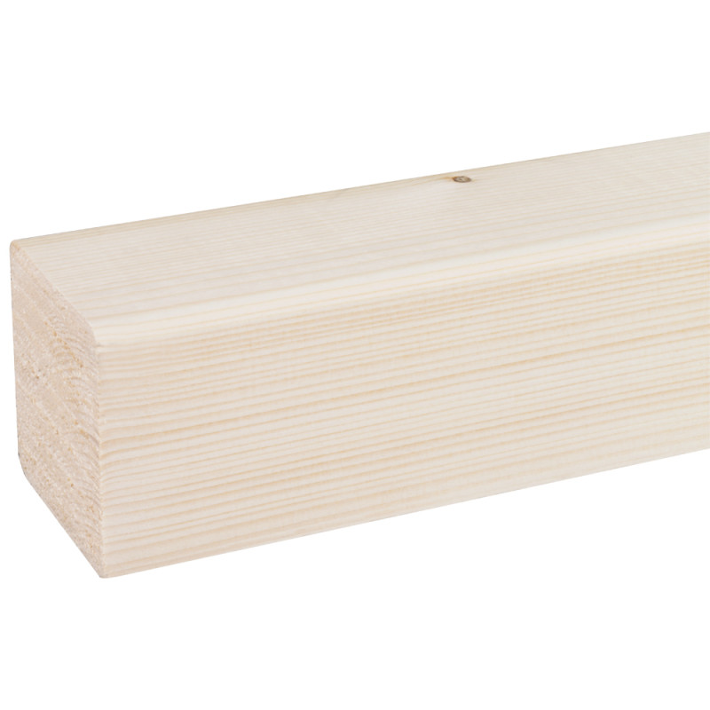 Chevron en sapin raboté 240 x 6,9 x 6,9 cm Chevron en sapin raboté 240 x 6,9 x 6,9 cm
