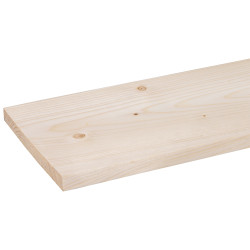 Chevron en sapin raboté 240 x 14 x 1,2 cm Chevron en sapin raboté 240 x 14 x 1,2 cm