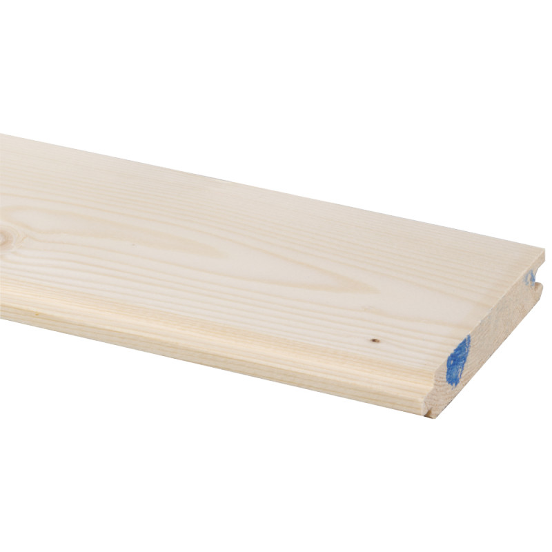 Plancher en sapin massif 240 x 8,8 x 1,7 cm 5 pièces