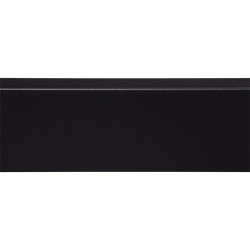 Plinthe revêtue pour sol stratifié Bloc noire 240 x 5,8 x 1,2 cm CANDO