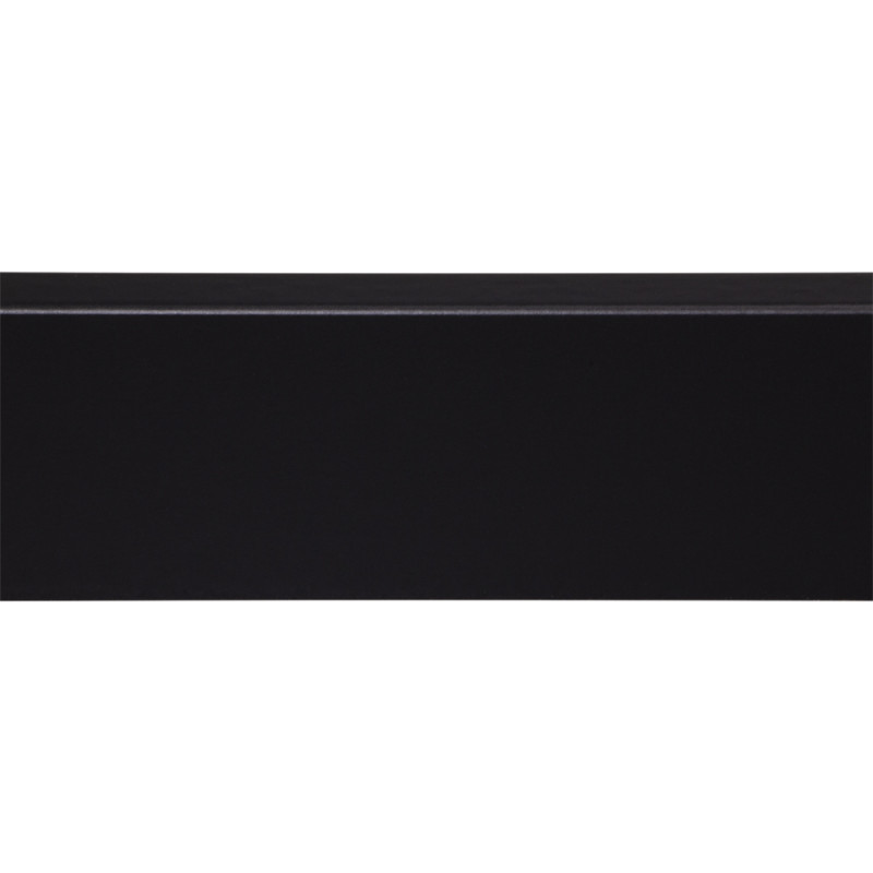 Plinthe revêtue pour sol stratifié Bloc noire 240 x 5,8 x 1,2 cm CANDO