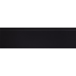 Plinthe revêtue pour sol stratifié Bloc noire 240 x 8 x 1,8 cm CANDO
