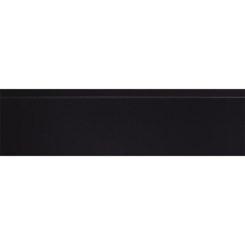 Plinthe revêtue pour sol stratifié Bloc noire 240 x 8 x 1,8 cm CANDO