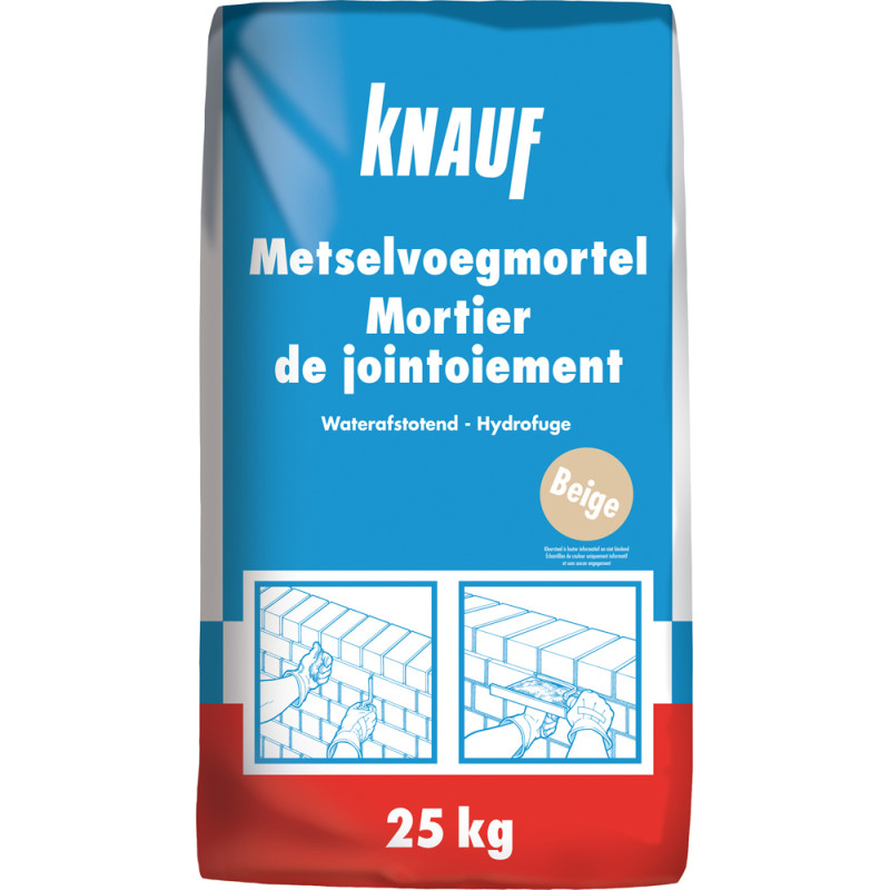 Mortier de jointoiement beige 25 kg KNAUF