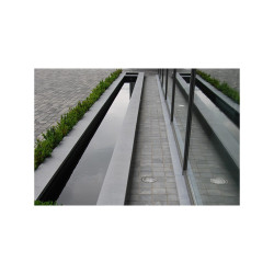 Plinthe murale pour façade en pierre bleue 100 x 60 x 4 cm COBO GARDEN