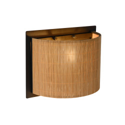 Applique murale Magius bois naturel E27 40 W LUCIDE