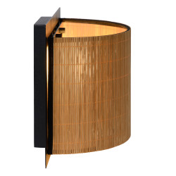 Applique murale Magius bois naturel E27 40 W LUCIDE
