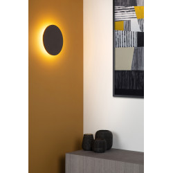 Applique murale LED Glimpse brune Ø 22 cm 11 W LUCIDE Applique murale LED Glimpse brune Ø 22 cm 11 W LUCIDE