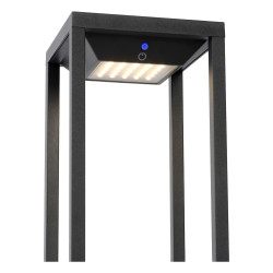 Borne extérieure LED Tenso Solar anthracite 2,2 W LUCIDE