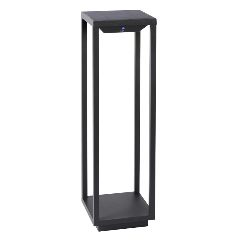 Borne extérieure LED Tenso Solar anthracite 2,2 W LUCIDE