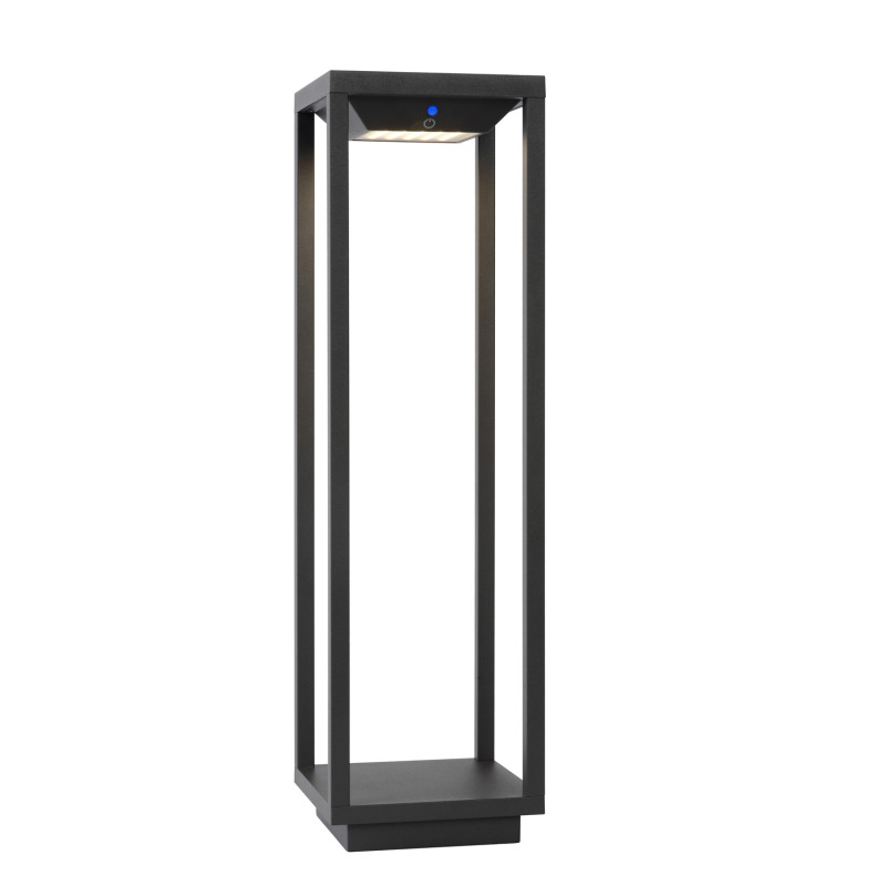 Borne extérieure LED Tenso Solar anthracite 2,2 W LUCIDE