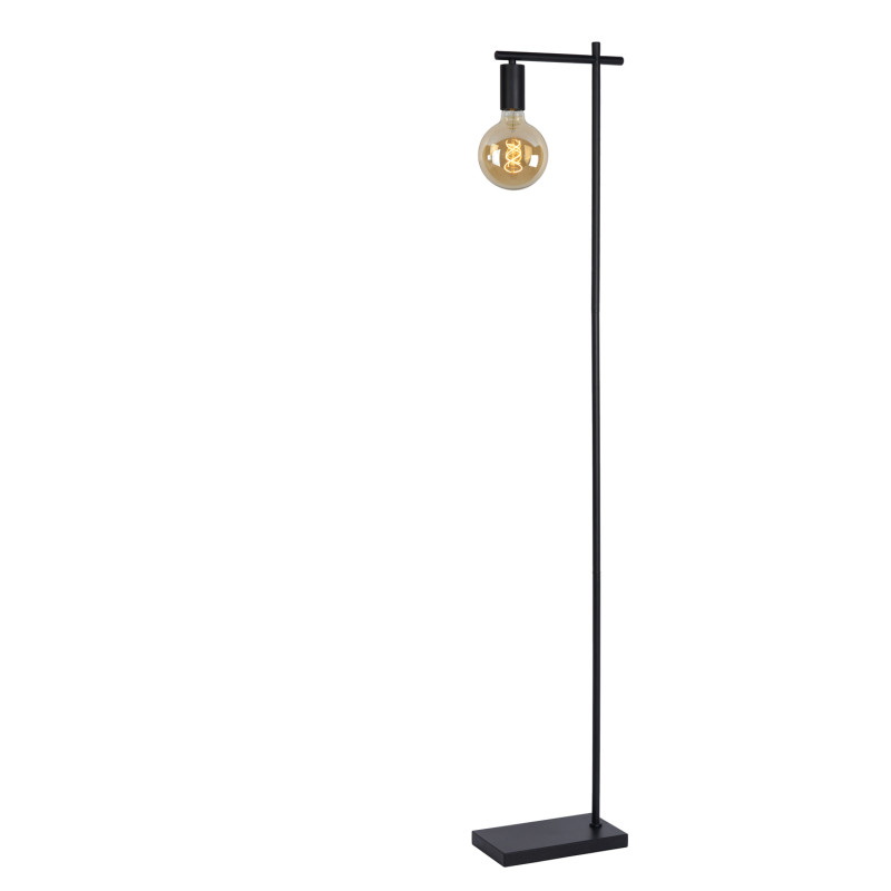 Lampadaire Leanne noir E27 40 W LUCIDE