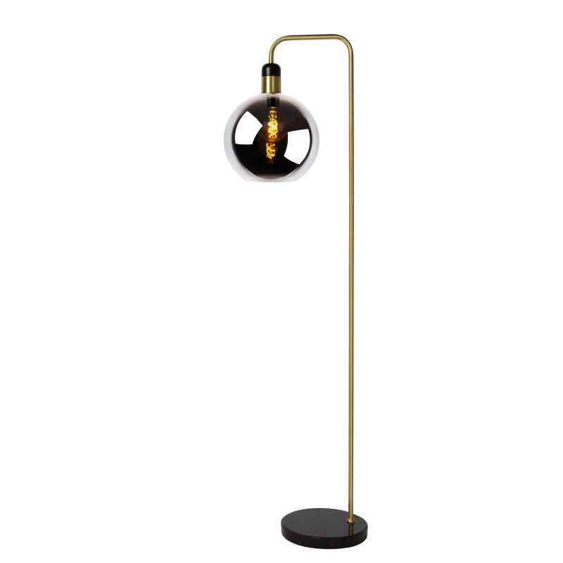 Lampadaire Julius fumé Ø 28 cm E27 25 W LUCIDE