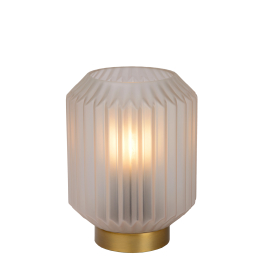 Lampe de table Sueno blanche Ø 13 cm E14 40 W LUCIDE