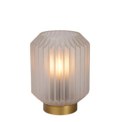 Lampe de table Sueno blanche Ø 13 cm E14 40 W LUCIDE