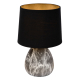 Lampe de table Marmo noire Ø 16 cm E14 40 W LUCIDE
