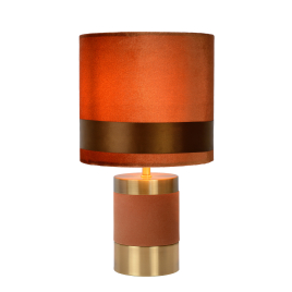 Lampe de table Extravaganza Frizzle brune Ø 18 cm E14 40 W LUCIDE