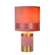 Lampe de table Extravaganza Frizzle rose Ø 18 cm E14 40 W LUCIDE