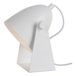Lampe de table Chago blanche E14 40 W LUCIDE Lampe de table Chago blanche E14 40 W LUCIDE