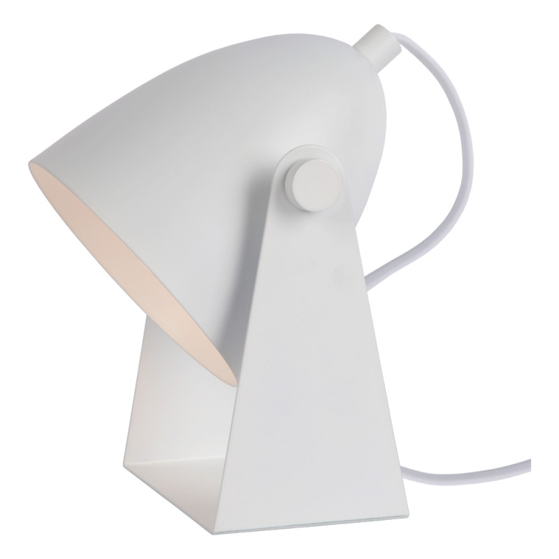 Lampe de table Chago blanche E14 40 W LUCIDE Lampe de table Chago blanche E14 40 W LUCIDE