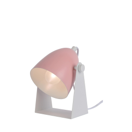 Lampe de table Chago rose E14 40 W LUCIDE