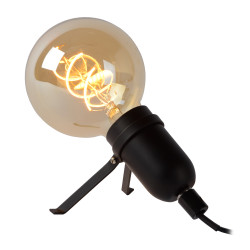 Lampe de table Pukki noire E27 5 W LUCIDE Lampe de table Pukki noire E27 5 W LUCIDE