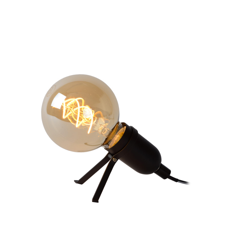 Lampe de table Pukki noire E27 5 W LUCIDE Lampe de table Pukki noire E27 5 W LUCIDE