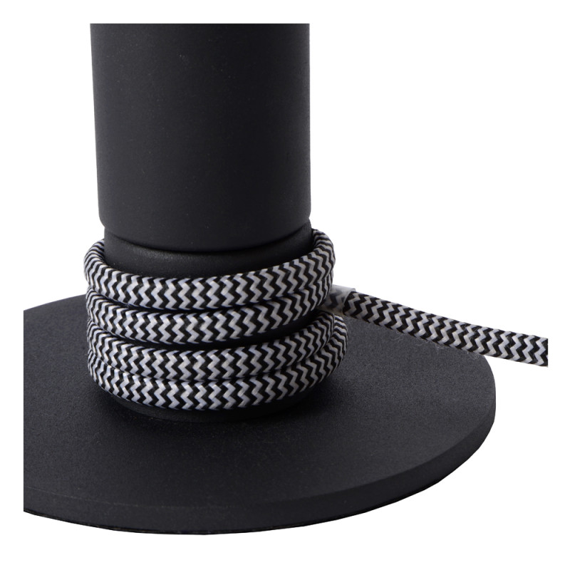 Lampe de table Marit noire E27 40 W LUCIDE