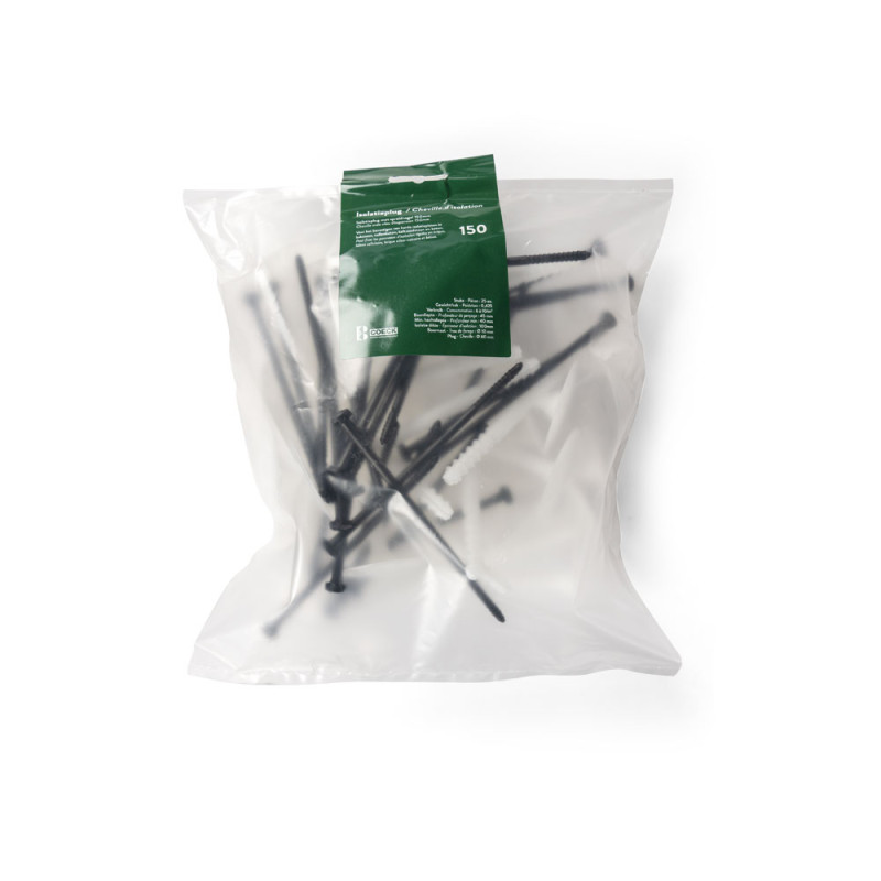 Cheville pour isolation avec clou d'expansion 150 mm 25 pièces COECK Cheville pour isolation avec clou d'expansion 150 mm 25 pièces COECK