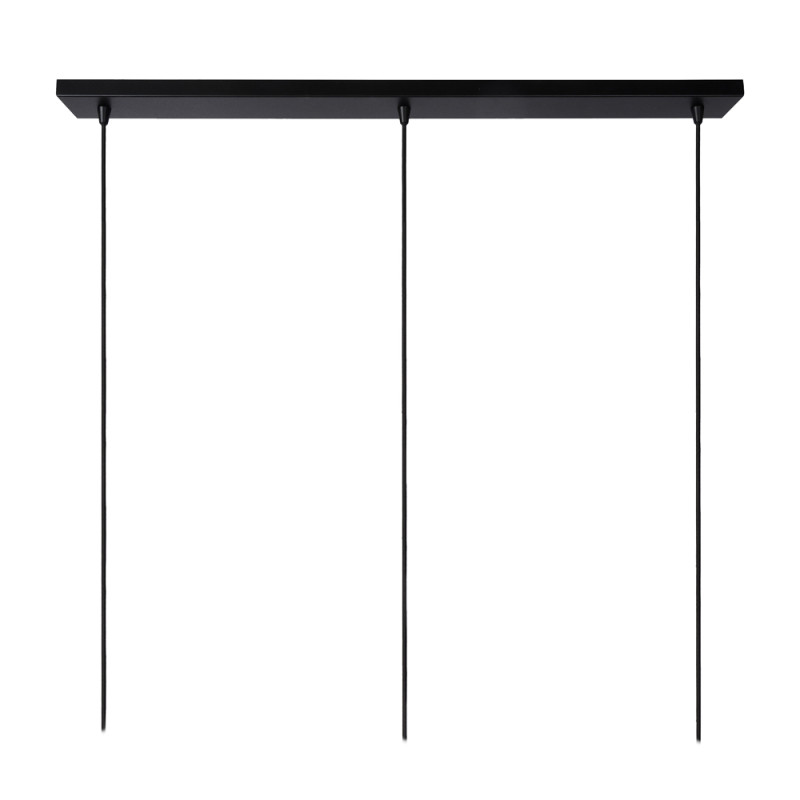 Suspension Nolan noire E27 3 × 40 W LUCIDE Suspension Nolan noire E27 3 × 40 W LUCIDE
