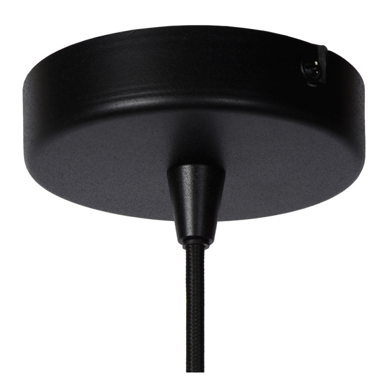 Suspension Nolan noire Ø 24 cm E27 40 W LUCIDE Suspension Nolan noire Ø 24 cm E27 40 W LUCIDE
