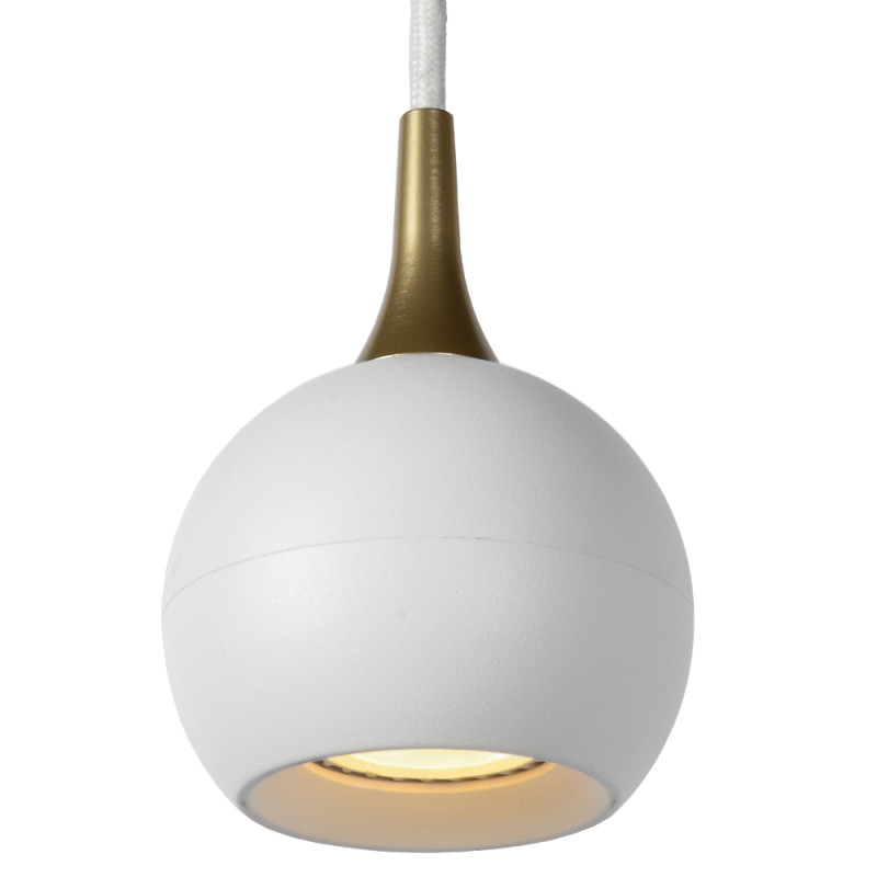 Suspension Favori blanche Ø 9 cm GU10  5 W LUCIDE Suspension Favori blanche Ø 9 cm GU10  5 W LUCIDE