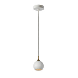 Suspension Favori blanche Ø 9 cm GU10  5 W LUCIDE