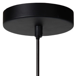 Suspension Galla noire Ø 25 cm E27 40 W LUCIDE Suspension Galla noire Ø 25 cm E27 40 W LUCIDE