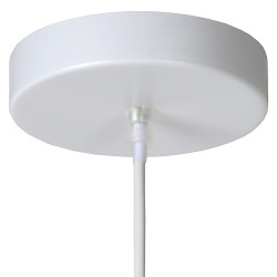 Suspension Galla blanche Ø 25 cm E27 40 W LUCIDE Suspension Galla blanche Ø 25 cm E27 40 W LUCIDE