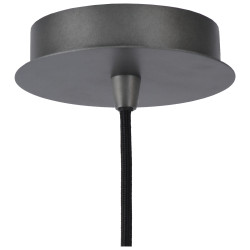 Suspension Malunga grise Ø 25 cm E27 60 W LUCIDE Suspension Malunga grise Ø 25 cm E27 60 W LUCIDE