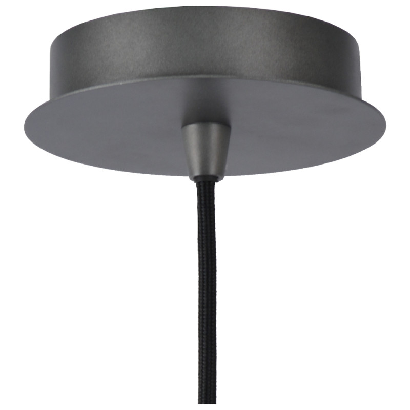 Suspension Malunga grise Ø 25 cm E27 60 W LUCIDE Suspension Malunga grise Ø 25 cm E27 60 W LUCIDE