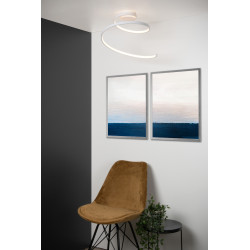 Plafonnier LED Maxence blanc dimmable Ø 46 cm 40 W LUCIDE Plafonnier LED Maxence blanc dimmable Ø 46 cm 40 W LUCIDE