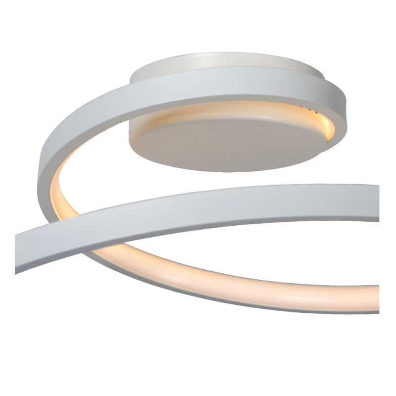 Plafonnier LED Maxence blanc dimmable Ø 46 cm 40 W LUCIDE Plafonnier LED Maxence blanc dimmable Ø 46 cm 40 W LUCIDE