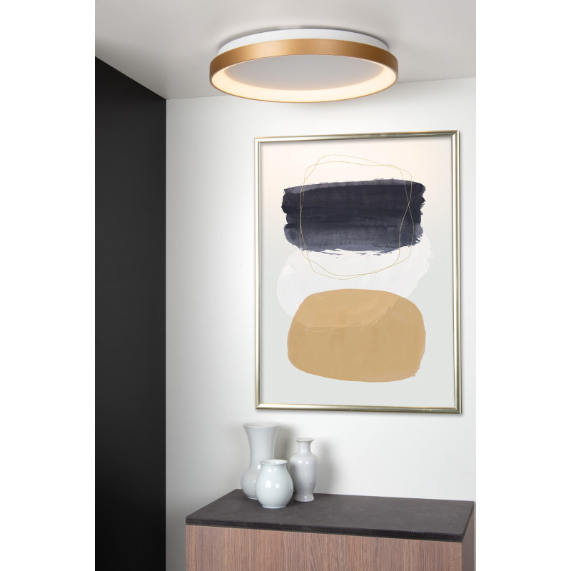 Plafonnier LED Vidal or mat/laiton dimmable Ø 48 cm 38 W LUCIDE Plafonnier LED Vidal or mat/laiton dimmable Ø 48 cm 38 W LUCIDE