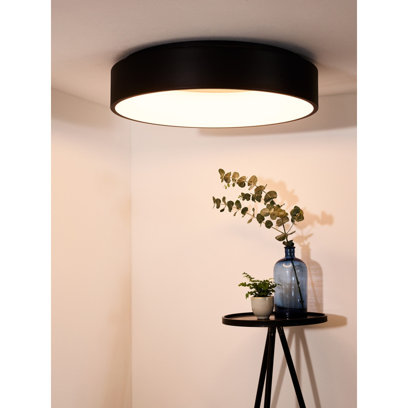 Plafonnier LED Talowe noir dimmable Ø 60 cm 42 W LUCIDE Plafonnier LED Talowe noir dimmable Ø 60 cm 42 W LUCIDE