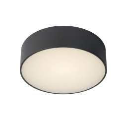 Plafonnier LED pour salle de bain Roxane anthracite Ø 25 cm 10 W LUCIDE