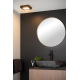 Plafonnier LED pour salle de bain Brice noir dimmable 15 W LUCIDE