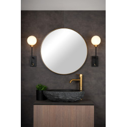 Applique murale pour salle de bain Berend noir G9 33 W LUCIDE Applique murale pour salle de bain Berend noir G9 33 W LUCIDE