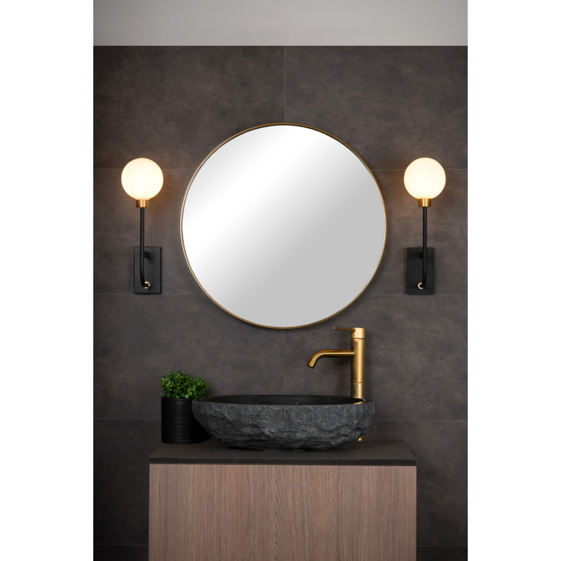 Applique murale pour salle de bain Berend noir G9 33 W LUCIDE Applique murale pour salle de bain Berend noir G9 33 W LUCIDE