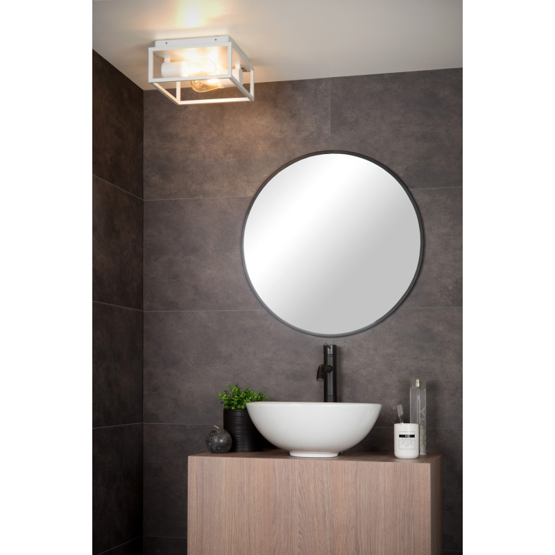 Plafonnier pour salle de bain Carlyn blanc E14 2 × 6 W LUCIDE Plafonnier pour salle de bain Carlyn blanc E14 2 × 6 W LUCIDE